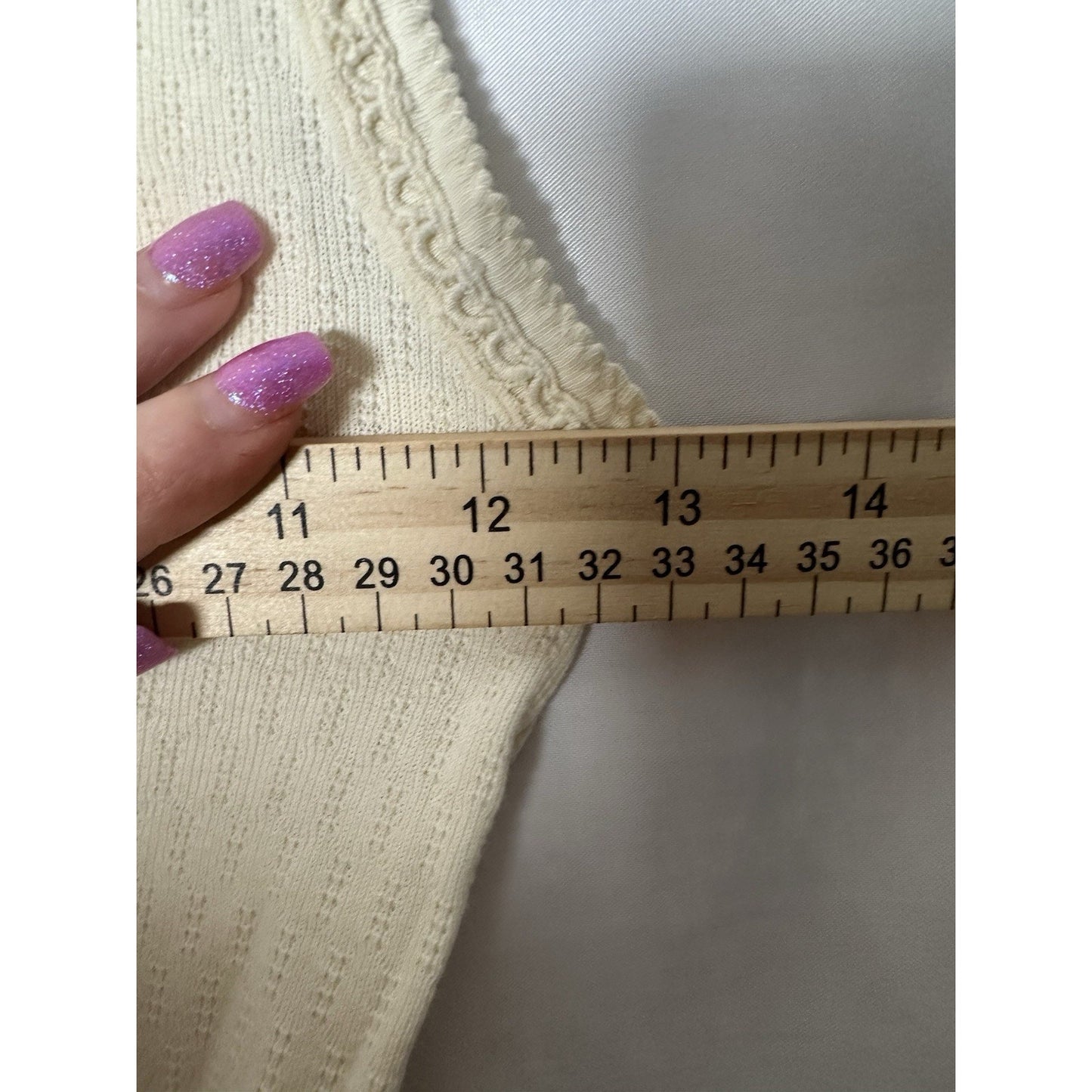 Free People Sunny Tank Womens Sz S Butter Yellow Boho Bohemian Stretch