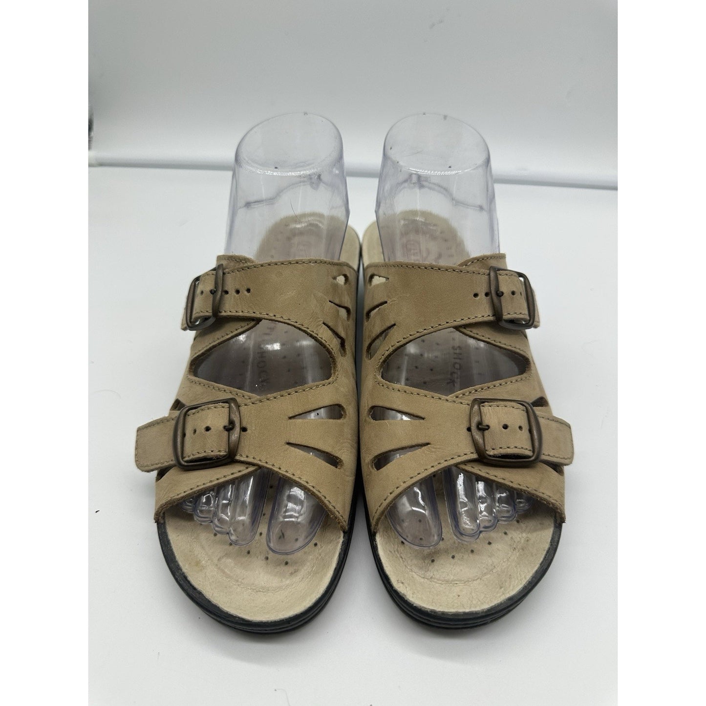Fly Flot Sandals Womens Size EU 39 US 8.5 Dana Italian Leather Double Buckle G1